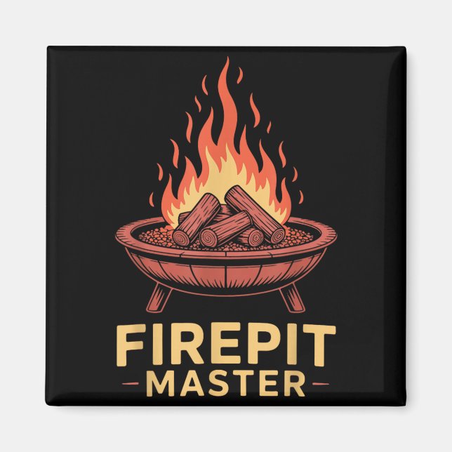 Aimant Maître de brasero Camping Feu de camp Camper Foyer (Devant)