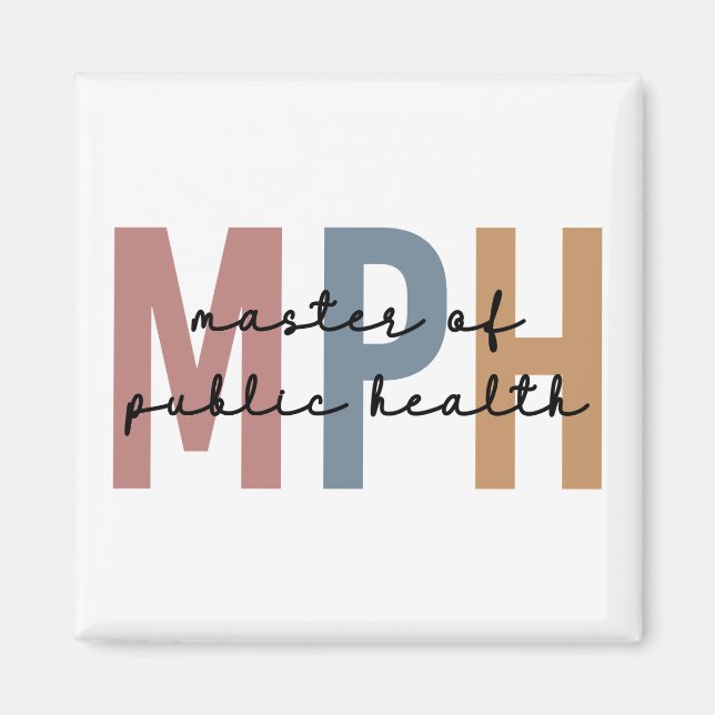 Aimant Maîtrise en santé publique du MPH (Devant)