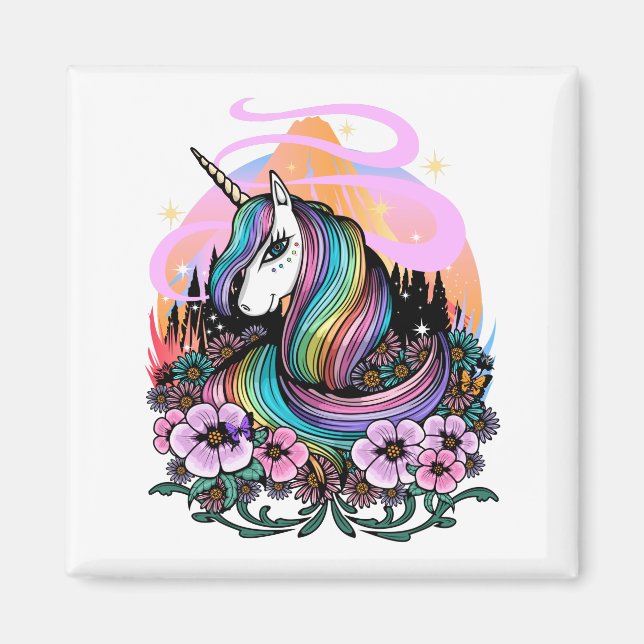 Aimant Majestic Unicorn (Devant)