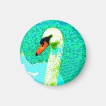 Majestic White Swan Head v