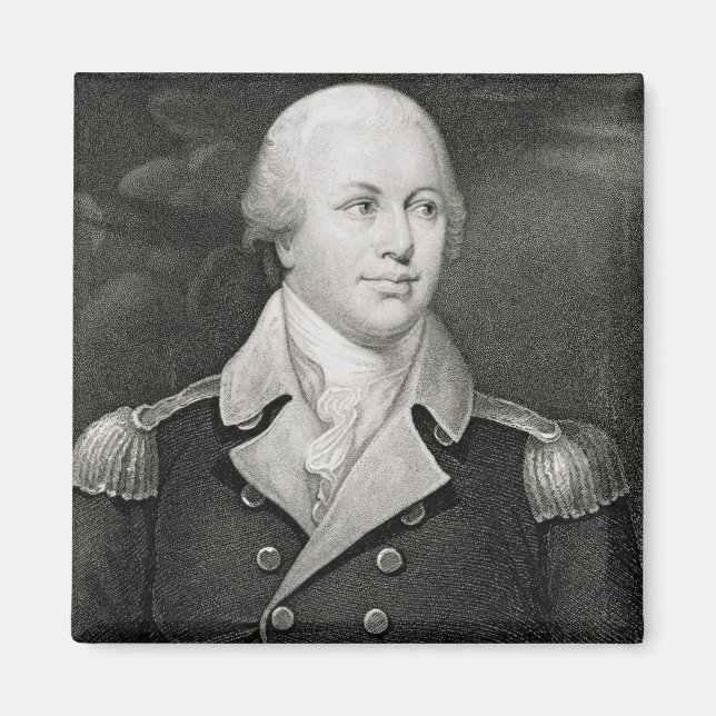 Aimant Major General Nathaniel Greene (1742-86), engravé (Devant)