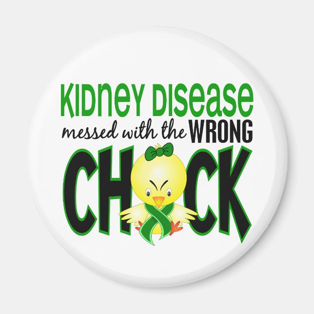 Aimant Maladie Du Rein Empêché Avec Le Mauvais Pouc (Devant)