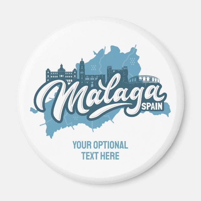 Aimant Malaga Espagne (Devant)