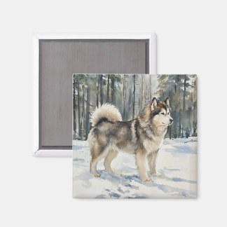 Aimant Malamute d'Alaska