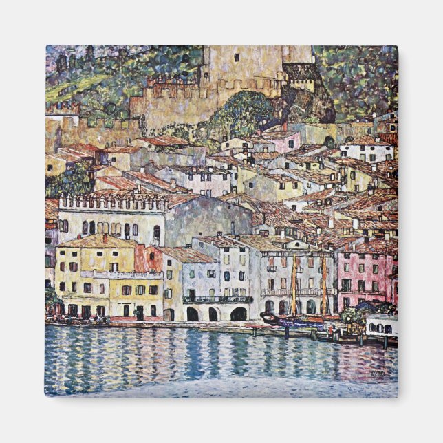 Aimant Malcesine au lac de Garde, Gustav Klimt (Devant)
