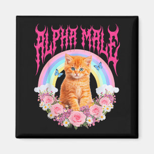 Aimant Mâle Alpha Drôle Mignon Chat Chaton Mème Femmes