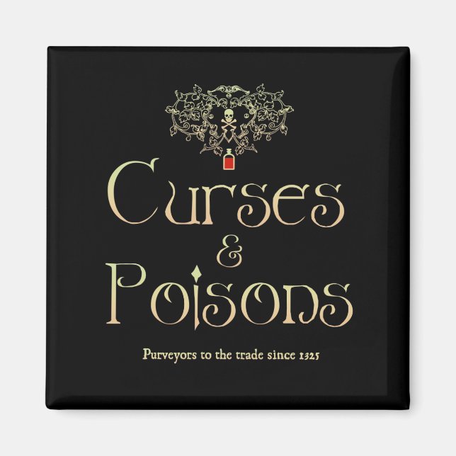 Aimant Malédictions et Poisons (Devant)