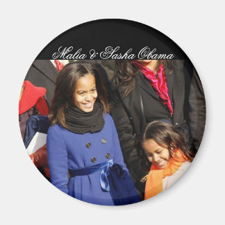Aimant Malia et Sasha Obama
