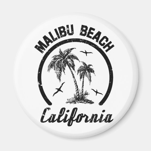 Aimant Malibu Beach (Devant)