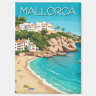 Aimant Mallorca Espagne Voyage Vintage