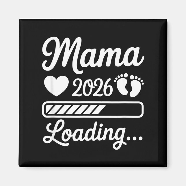 Aimant Mama 2026 annonce de bébé à venir pour la fête des (Devant)