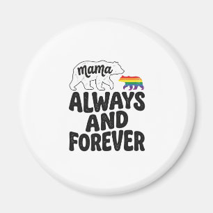 Aimant Mama Bear toujours et pour toujours Vintage Chemis