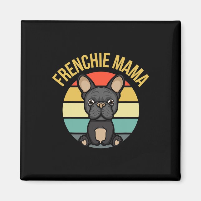 Aimant Mama Chien Maman Cadeaux Pour Les Femmes Fun Graph (Devant)