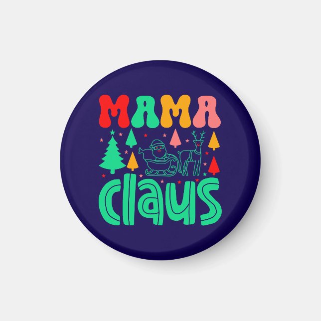 Aimant Mama Claus Christmas Design-60097 (Devant)