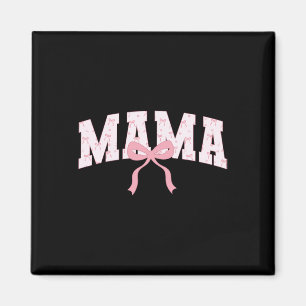 Aimant Mama mignonne Coquette rose Bow Maman Fête des mèr