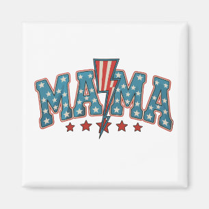Aimant Maman 4 juillet Foudre Maman Patriotique