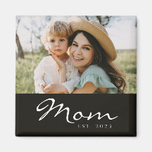 Maman a établi le cadeau photo