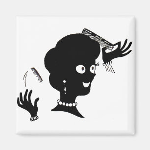 Aimant Maman a un tout nouveau peigne