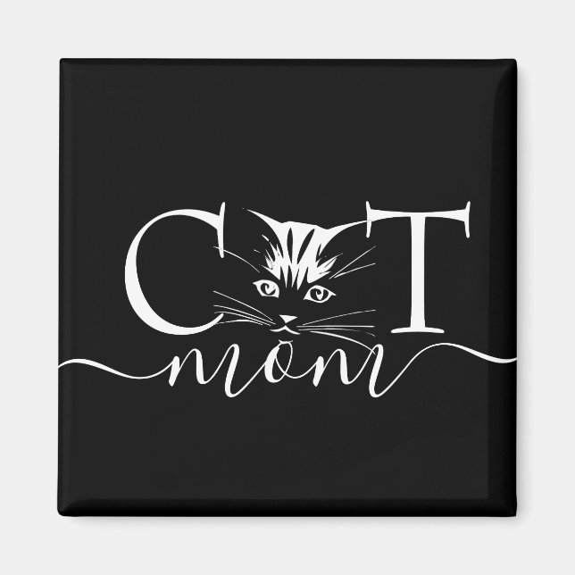 Aimant Maman chat  (Devant)