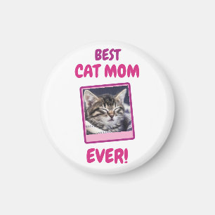 AIMANT MAMAN CHAT PERSONNALISÉE FÊTE DES MÈRES JOURNÉE CH