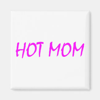 Aimant Maman chaude (rose)