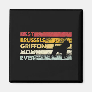 Aimant Maman Chien Pour Toujours - Mère Griffon Bruxelloi