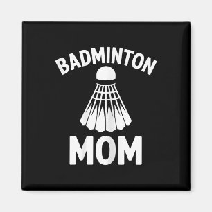 Aimant Maman de badminton navette Badminton drôle