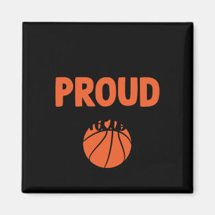 Aimant Maman De Basket-Ball Forte Et Fière - Citations Dr