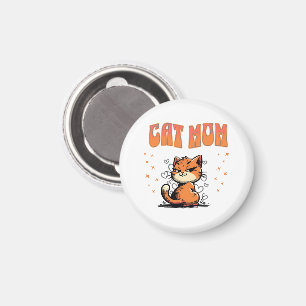 Aimant Maman de chat Kitty Lover Pet Mama