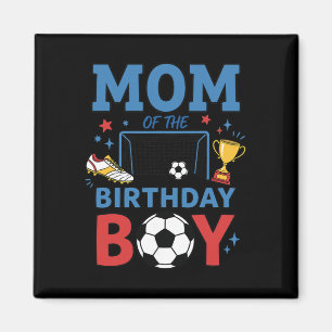 Aimant Maman de foot adorable anniversaire garçon fête