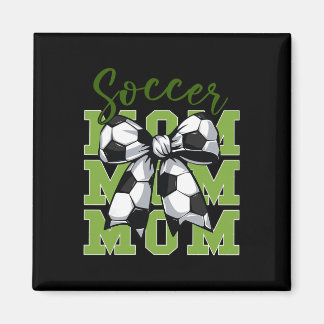 Aimant Maman de footballeur jeunesse Coquette Nœud Mignon