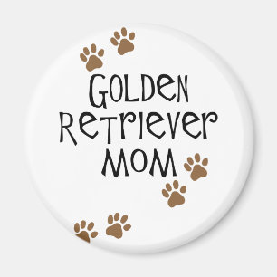 Aimant Maman de golden retriever