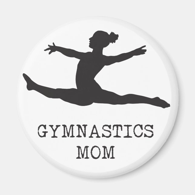 Aimant Maman de gymnastique (Devant)