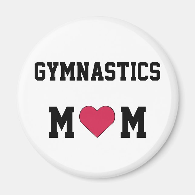 Aimant Maman de gymnastique (Devant)