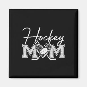 Aimant Maman de hockey jour de match Maman de hockey sur