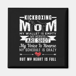 Aimant Maman de kickboxing féminin Citations drôles de ki