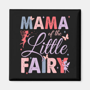 Aimant Maman de la petite fée fille d'anniversaire famill