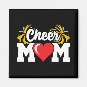 Aimant Maman de pom-pom girl - Cheerleader de lycée - Che