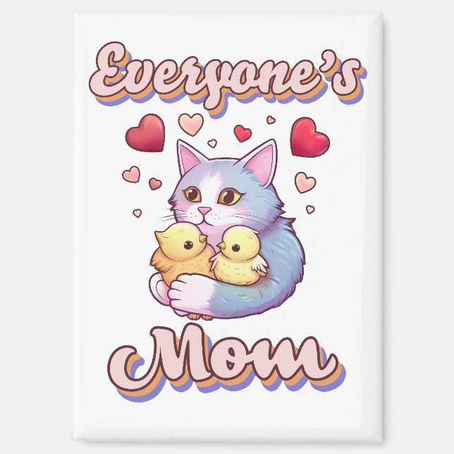 Aimant Maman de tout le monde (Recto)