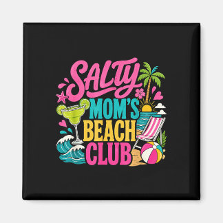 Aimant Maman de vacances amusante et salée au club de pla