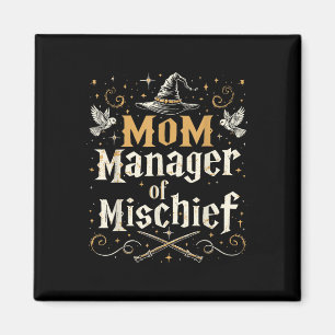 Aimant Maman directrice de la malice - Maman sorcière drô
