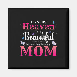 Aimant Maman disparue dans Heaven Angel Memorial Day Mère