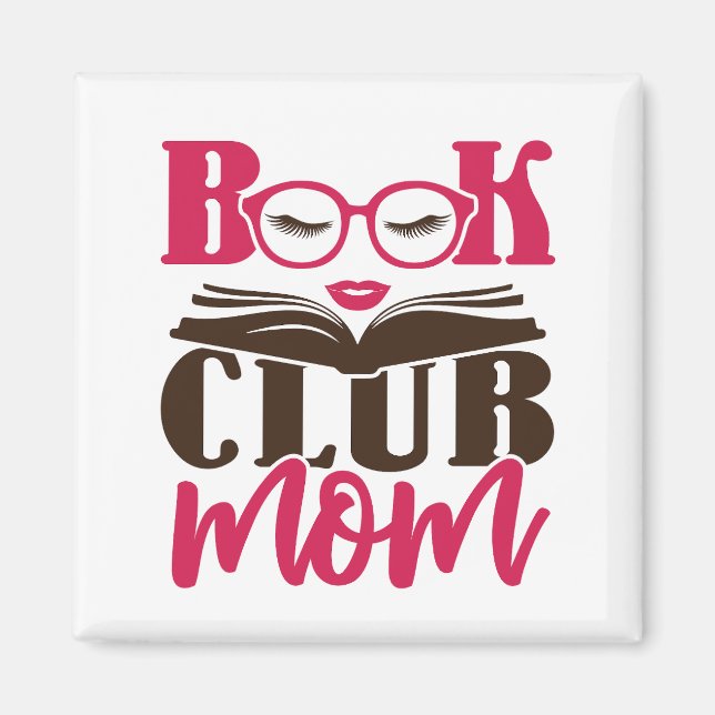 Aimant Maman du club de lecture (Devant)