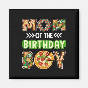 Aimant Maman du garçon anniversaire garçon amateur de piz