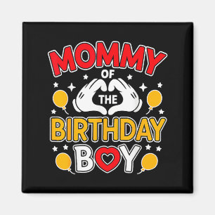 Aimant Maman du garçon d'anniversaire Fête de famille Ann