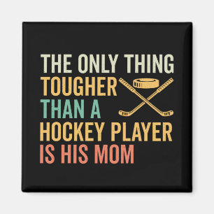 Aimant Maman du joueur de hockey dur