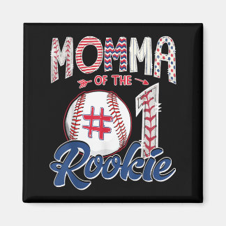 Aimant Maman du rookie garçon de 1er anniversaire Basebal
