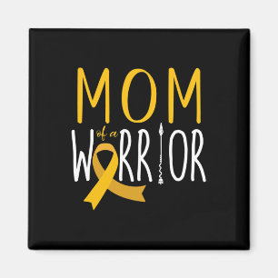 Aimant Maman D'Un Guerrier Cancer De L'Enfance Sensibilis
