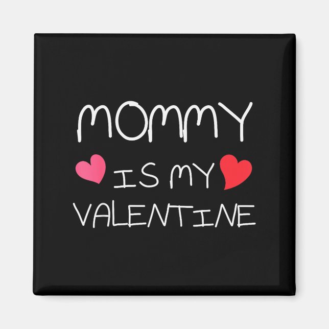 Aimant Maman est ma Saint-Valentin  (Devant)