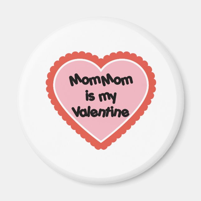 Aimant Maman est ma Saint Valentin (Devant)